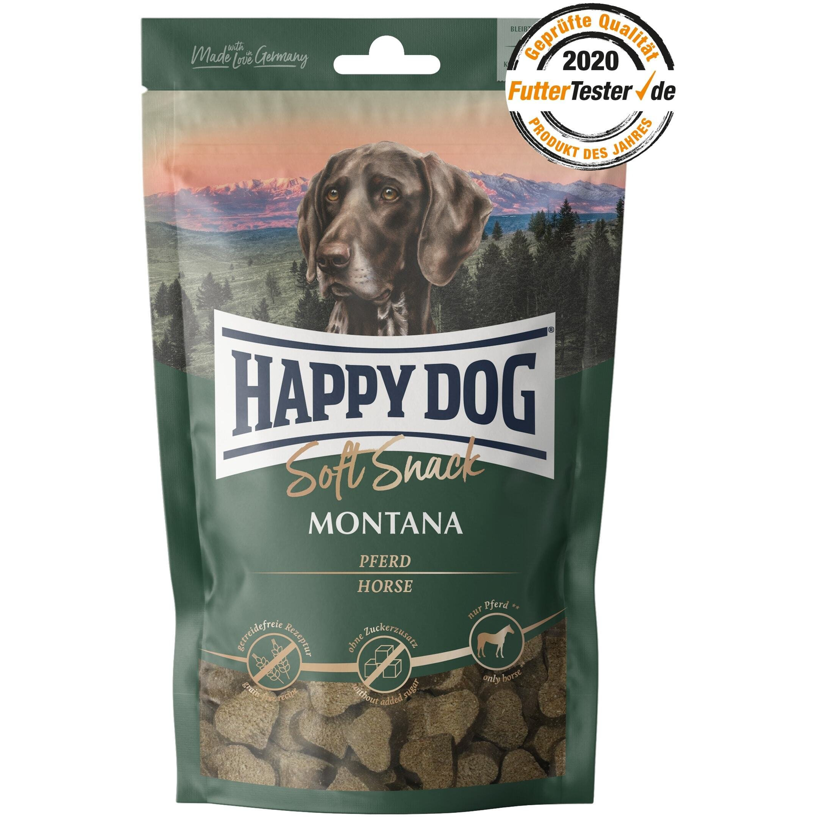 Happy Dog Soft Snack Montana Jutalomfalat 100 g