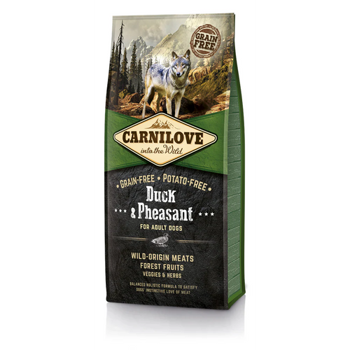 Carnilove Duck & Pheasant – Adult Dogs 12kg