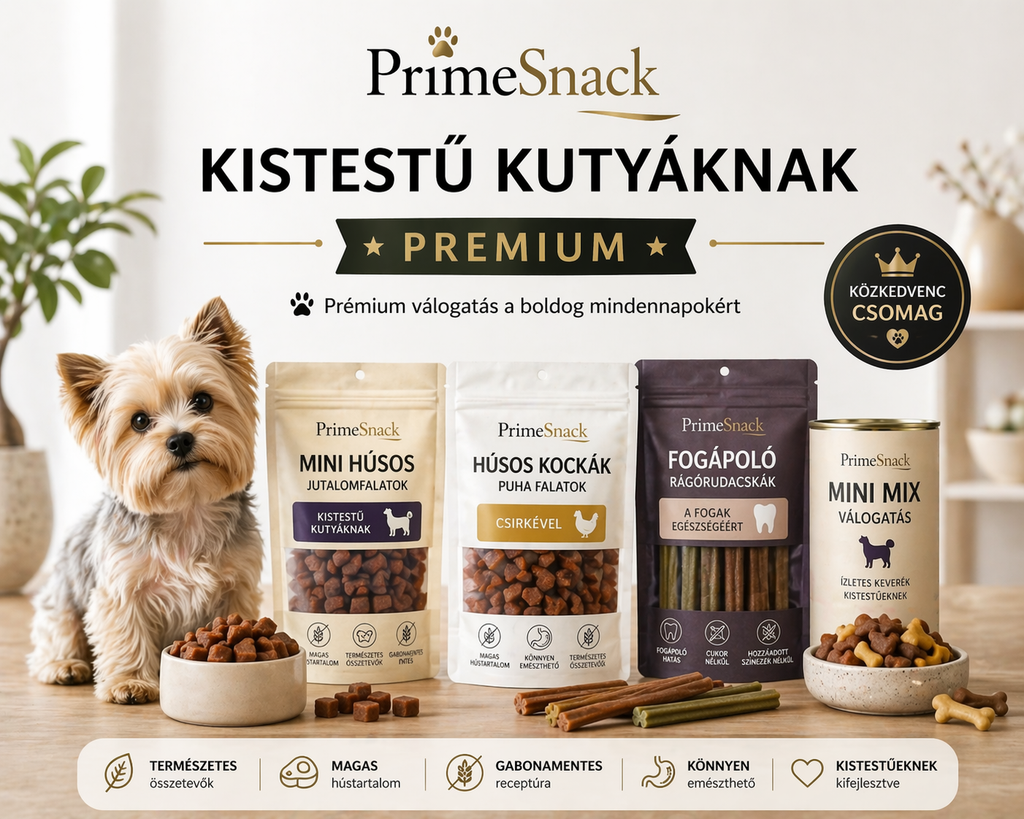 Kistestű kutyáknak Prémium csomag