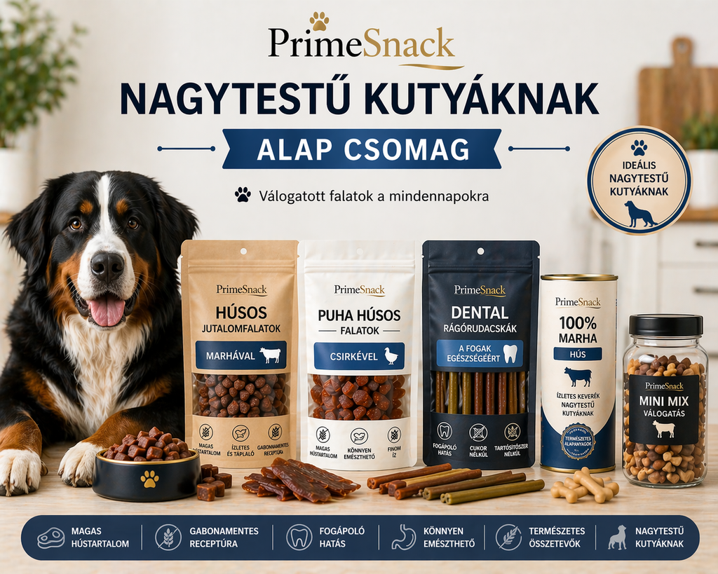 Nagytestű kutyáknak alap csomag