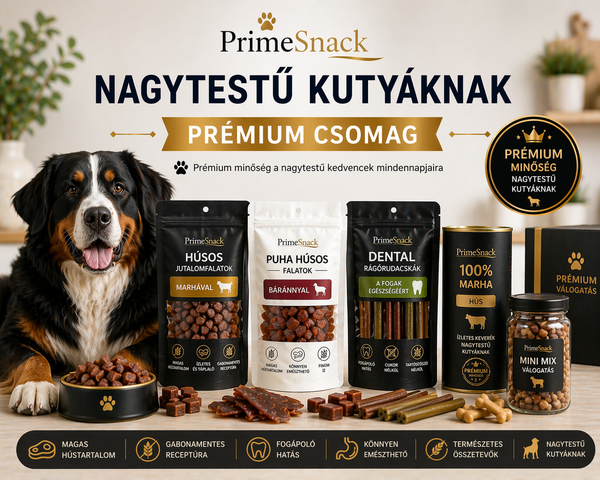 Nagytestű kutyáknak Prémium csomag