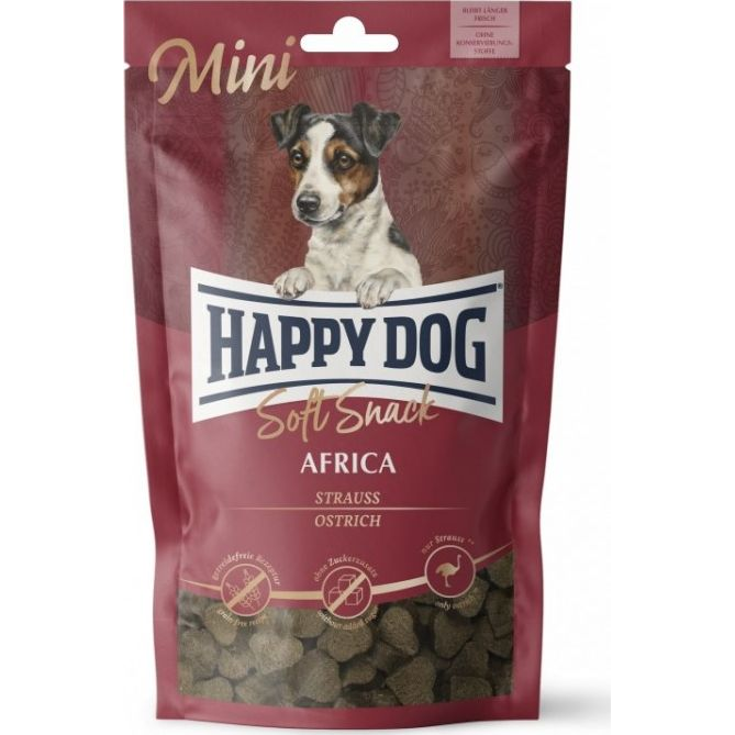 Happy Dog Soft Snack Mini Africa Jutalomfalat 100 g