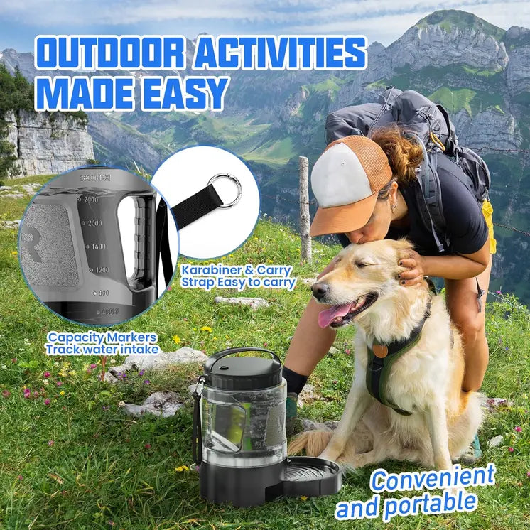 95oz Large Dog Travel Water Bottle