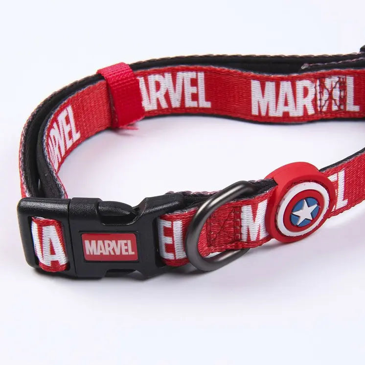 Dog Collar Marvel Red