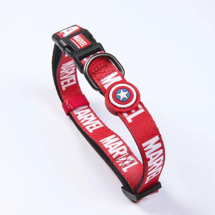 Dog Collar Marvel Red